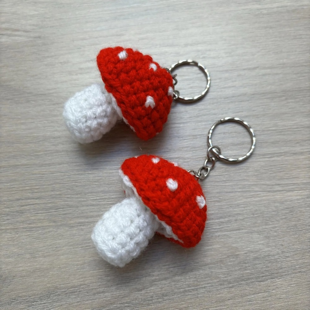 Mushroom Keychains
